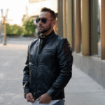 Arthur Classic Cafe racer Leather Jacket - Image 3