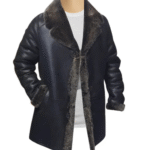 Hal Park's Black Traditional shearling sheepskin coat - Image 3