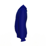 Navy Varsity Letterman Jacket with Navy Sleeves - Image 2