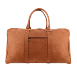 Tan Brown Leather Duffle - Image 2