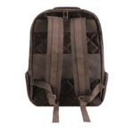 Rustic Brown Leather Backpack - Image 2