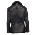 Sable Aviator Style Jacket With Shearling Collar - Image 2