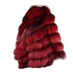Women's Red Fox Fur Cape/ Poncho - Image 2