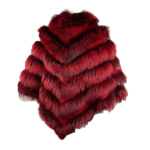 Women's Red Fox Fur Cape/ Poncho - Image 3