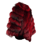 Women's Red Fox Fur Cape/ Poncho - Image 4
