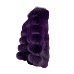 Women's Purple Fox Fur Cape/ Poncho - Image 2