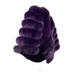 Women's Purple Fox Fur Cape/ Poncho - Image 4