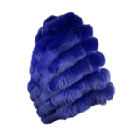 Women's Blue Fox Fur Cape/ Poncho - Image 2