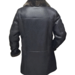 Hal Park's Black Traditional shearling sheepskin coat - Image 2