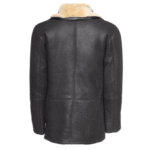 Alex's brown shearling driving coat - Image 4