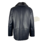 Alex's Black Shearling Driving Coat - Image 4