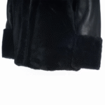 Elena black Reversible shearling jacket - Image 4