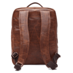 Burch's Vintage Brown Laptop Backpack - Image 2