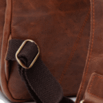 Burch's Vintage Brown Laptop Backpack - Image 5