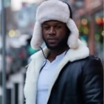 Sheepskin Shearling Brown Aviator Hat - Image 5