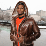 Eamon Brown duffle shearling jacket - Image 2