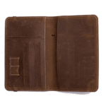 Canadian Brown Leather Passport Cover and Travel Wallet - Image 2