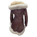 Gianna's brown shearling fur coat - Image 2