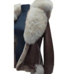 Gianna's brown shearling fur coat - Image 5