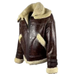 Terry Gretzky Vintage Oxblood bomber jacket with double collar - Image 3