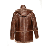 Eamon Brown duffle shearling jacket - Image 3