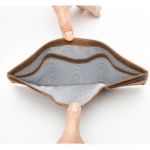 Brown tri-fold Leather wallet - Image 2