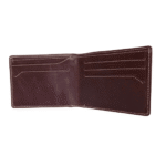 Burgundy Bi-fold Horsehide Leather wallet - Image 2