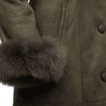 Caitlan’s Shearling Sheepskin Full Length Long Coat With Fox Fur - Image 4