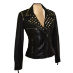 Aliesha’s Biker Style Jacket With Studs - Image 2