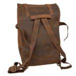 Parsons Roll Top Vintage Oiled Cowhide Backpack - Image 3