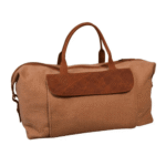Meza's wool duffel bag with Leather Trim - Image 2