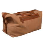 Meza's wool duffel bag with Leather Trim - Image 3