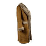 Sabina Tobacco Long Shearling Coat - Image 2