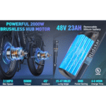 Ridstar E26 Pro Dual Motor 2000W 48V 23AH/ / E26 1000W 48V 15.6AH E-Bike - Image 5