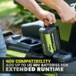 80V Max HP Lithium 54″ Brushless Electric Zero Turn Lawn Mower - Image 7