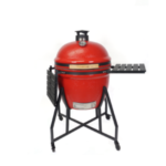 Kamado X Supreme Ceramic Charcoal BBQ Grill – Red - Image 7