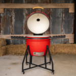 Kamado X Supreme Ceramic Charcoal BBQ Grill – Red - Image 15