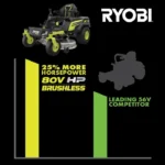 RYOBI 80V HP Brushless 42 in. Battery Electric Cordless Zero Turn Riding Mower Batteries and Charger 80V Batteries 40V - Image 13