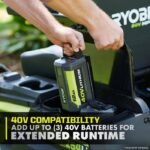 RYOBI 80V HP Brushless 42 in. Battery Electric Cordless Zero Turn Riding Mower Batteries and Charger 80V Batteries 40V - Image 11