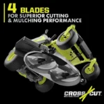 RYOBI 80V HP Brushless 42 in. Battery Electric Cordless Zero Turn Riding Mower Batteries and Charger 80V Batteries 40V - Image 8