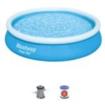 Bestway Fast Set Up 12ft x 30in Inflatable Ground Pool with Pump & Filter - Image 4