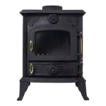5KW Cast Iron Eco Design Stove MultiFuel Wood Burning Stove Fireplace with H 32cm Metal Stove Pipe $325.12 - Image 3